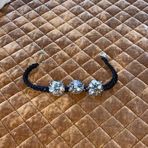 Chico's Black and Silver Crystal Necklace